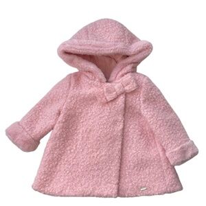 Super cute MAYORAL PINK BOUCLE JACKET - SIZE 9 MO (74)